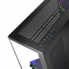 Caja de PC MODECOM Volcano Stellar 5F ATX Midi Tower, cristal templado, 5 ventiladores preinstalados, USB‑C, compatible con microATX/ATX, GPU máx. 420 mm, altura de disipador de CPU 175 mm