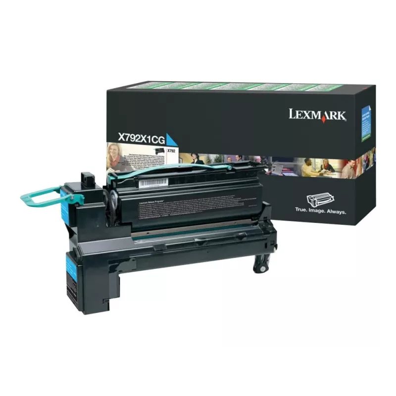 Lexmark X792X1CG - tóner cian - para X792de, X792dte, X792dtfe, X792dtme, X792dtpe, X792dtse