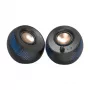 Altavoces para ordenador CREATIVE Pebble X 2.0 USB-C con iluminación RGB ajustable, Bluetooth 5.3, audio USB, hasta 15 W RMS de potencia para PC y Mac