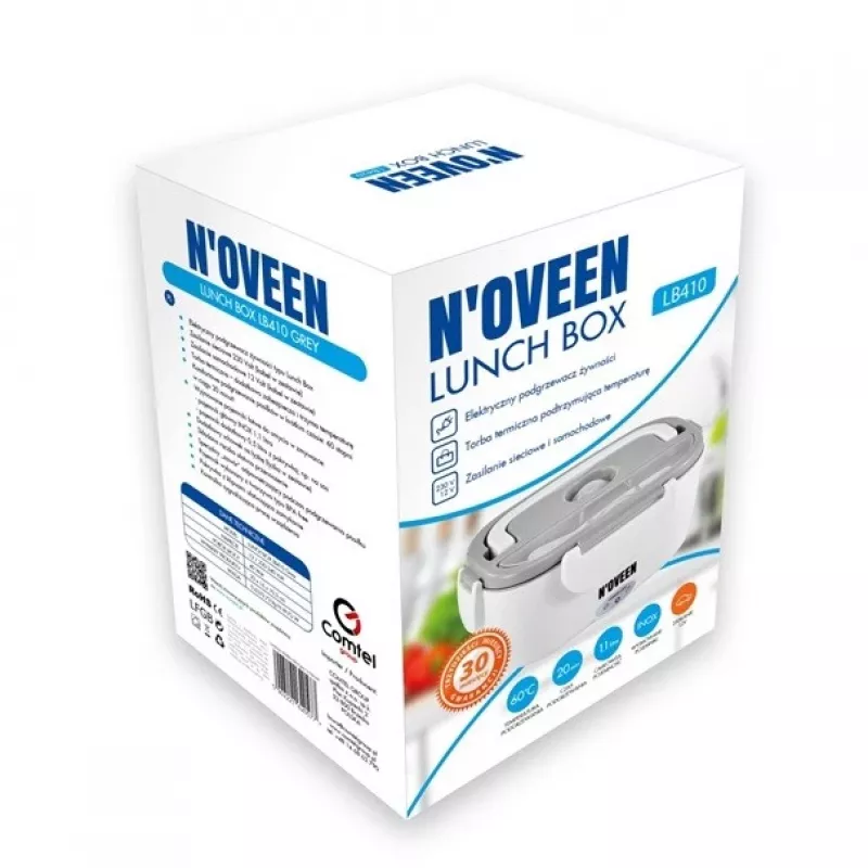 Recipiente con calefacción para alimentos Lunch Box LB410 gris