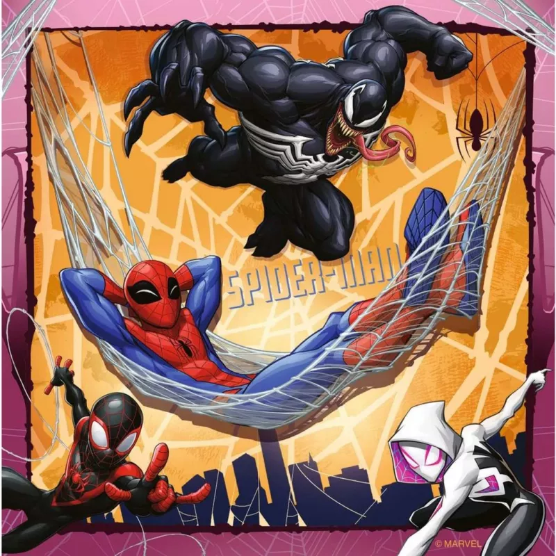 Puzle 3x49 piezas Spiderman