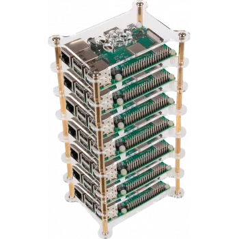 JOY-iT Tower - carcasa - latón, acrílico - transparente (RB-CASE+19)