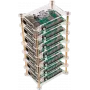 JOY-iT Tower - carcasa - latón, acrílico - transparente (RB-CASE+19)