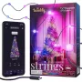 Tira de luces inteligente Twinkly Strings USB-C Pearls Wi-Fi/Bluetooth multicolor