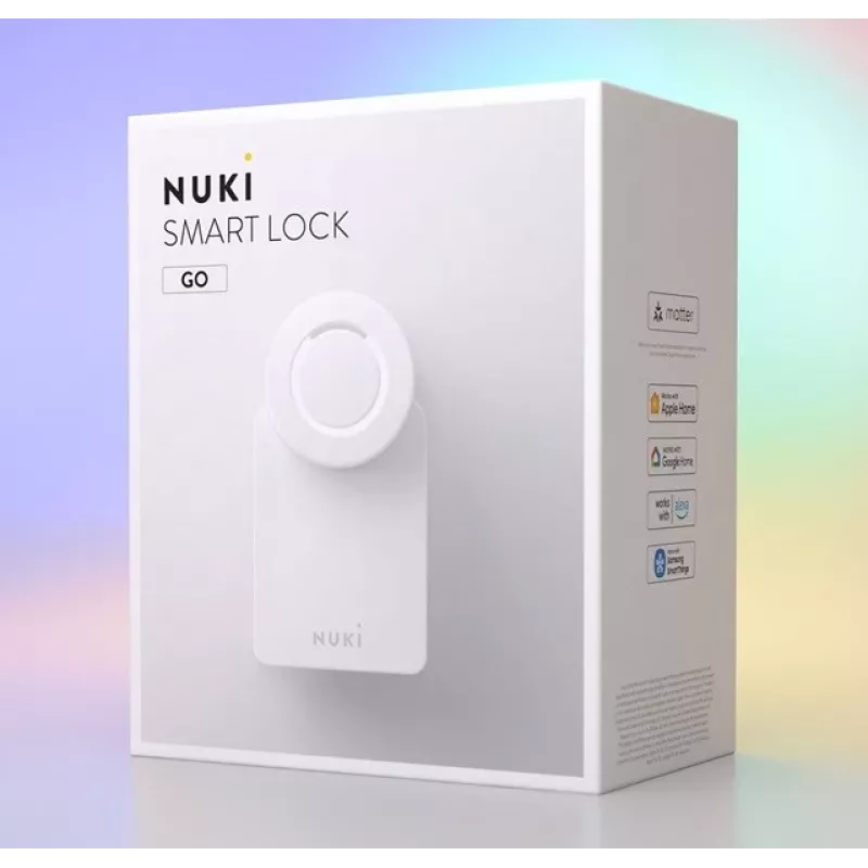 Nuki Smart Lock Go (2025) 221148 cerradura inteligente para puerta, Bluetooth, Wi-Fi y Matter