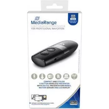 Presentador inalámbrico MediaRange MROS222 negro plata