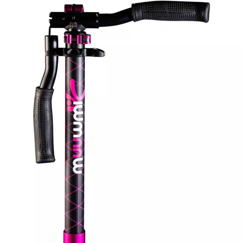 Patinete de aluminio Pro 215 mm (negro/rosa)