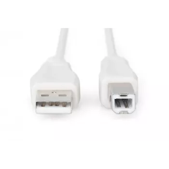 Cable de conexión USB Assmann. Type-A - B M/M. 1,8 m. Compatible con USB 2.0. UL. be (AK-300102-018-E)