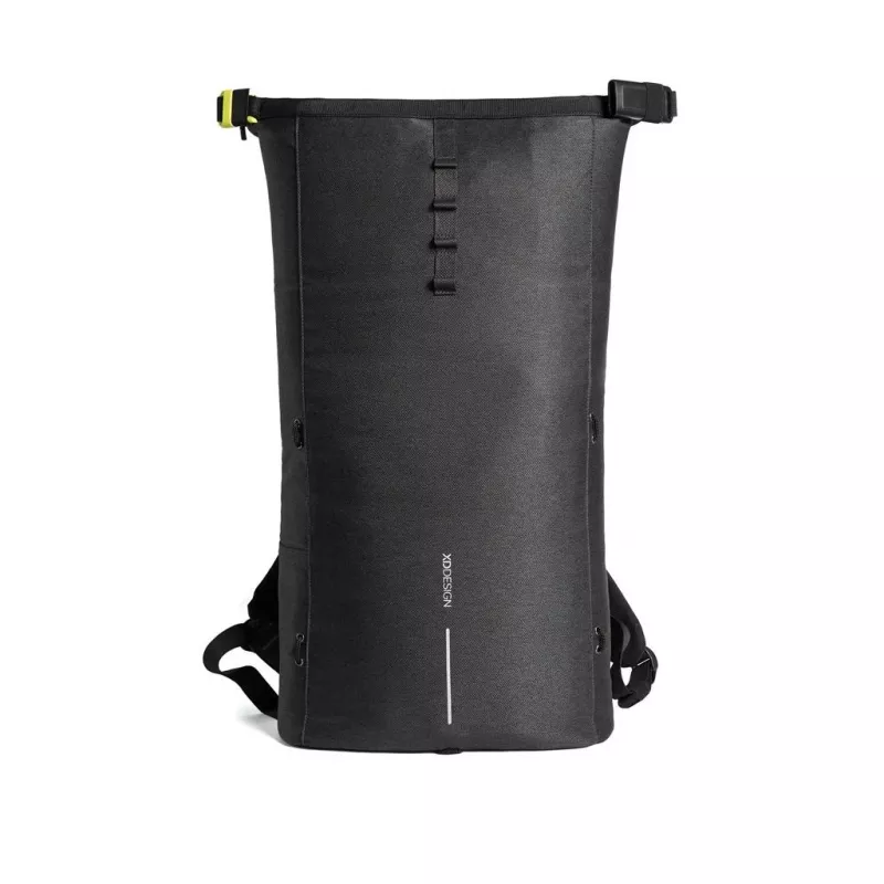 XD Design Bobby Urban Lite P705.501 mochila antirrobo para portátil, 15 pulgadas, 22 l (ampliable a 27 l), resistente al agua, bolsillos RFID, correa para equipaje, negra