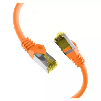 Cable de parcheo RJ45 Cat.6A S/FTP LSZH Cat.7 cable crudo naranja