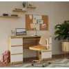 Conjunto escritorio KUBA roble Artisan/blanco