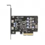 Tarjeta PCI Express x4 DELOCK 90345 con 2 conectores USB Type-C externos