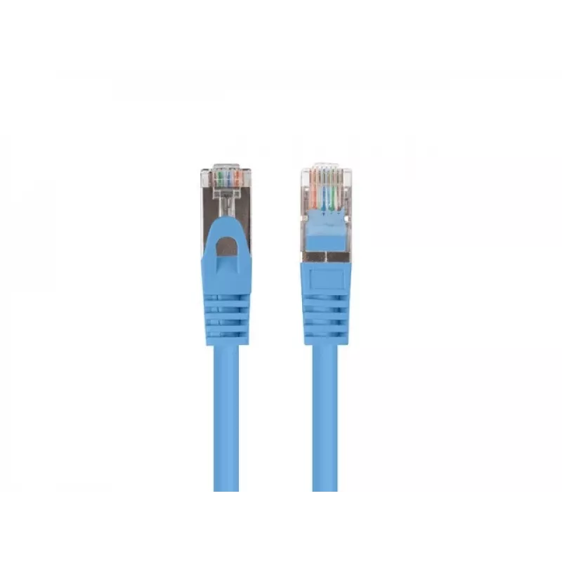 Lanberg PCF6-20CC-0200-B cable de red patch Cat6 F/UTP 2 m, azul, pack de 10