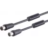 ShiverPeaks S/CONN 80203-128-2.5S Cable de antena con filtro de corriente de cubierta, >100 dB, 2,5 m, negro