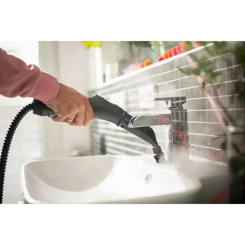 Limpiador a vapor Kärcher SC 3 EasyFix Plus — depósito de agua 1 L, 1900 W, presión de vapor 3,5 bar, blanco
