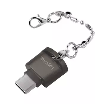 Lector de tarjetas microSD a USB-C con llavero