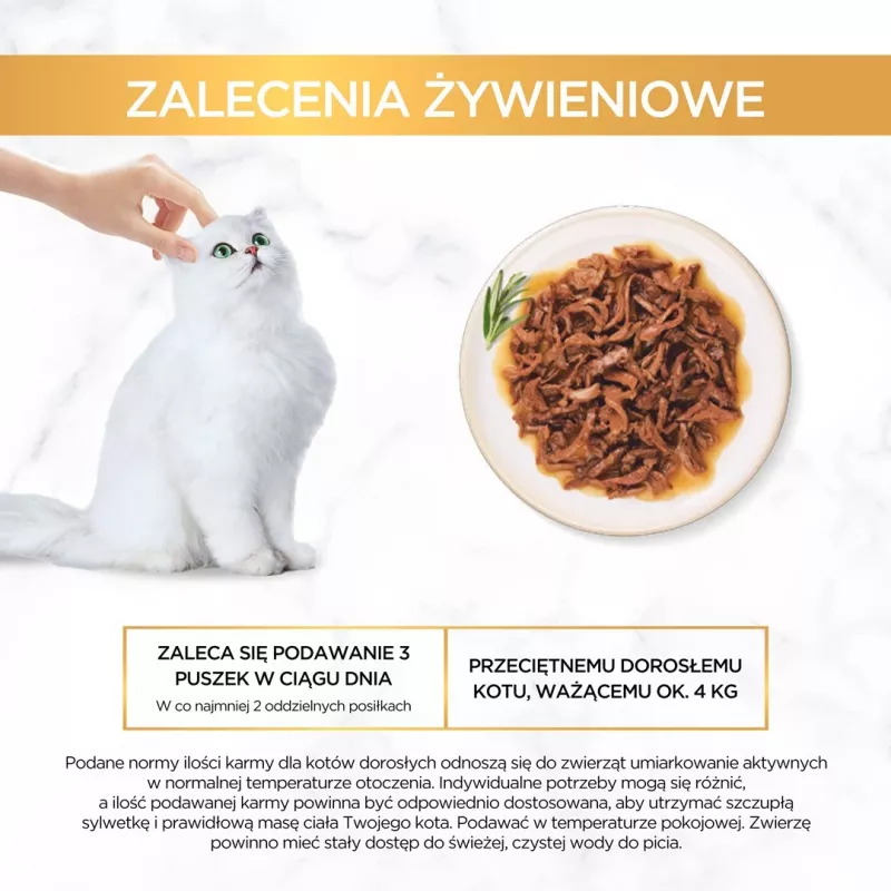 PURINA Gourmet Gold Succulent Delights Ternera - Comida húmeda para gatos - 85 g