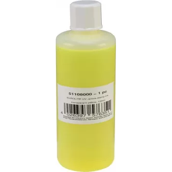 Tinta para almohadilla de sellos EUROLITE UV-activa transparente amarilla 100 ml