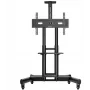 Soporte de suelo para TV ONKRON TS1551-B para televisores de 40-70 pulgadas, negro, con soporte universal