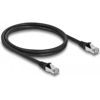 Cable de red DeLOCK RJ45 Cat.6A 1m negro