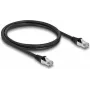 Cable de red DeLOCK RJ45 Cat.6A 1m negro