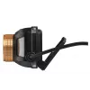 Linterna frontal Duracell DH1500R — negra/naranja, iluminación manos libres recargable