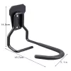 Soporte de pared para bicicleta MACLEAN MC-433 soporte vertical plegable, ancho ajustable, para bicicletas de hasta 20 kg, negro