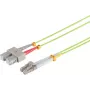 Cable de fibra óptica ShiverPeaks 07-530615 OM5 7,5 m LC–SC 50 µm dúplex completo gris/lima