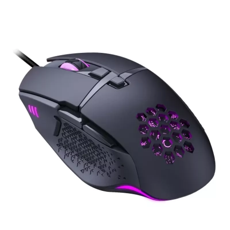 Ratón con cable Lumi Legend WM03G-16, USB Type-A, óptico, 7200 DPI, Juoda