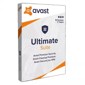 Avast Ultimate Clave de licencia – 10 dispositivos, 3 años (Global)