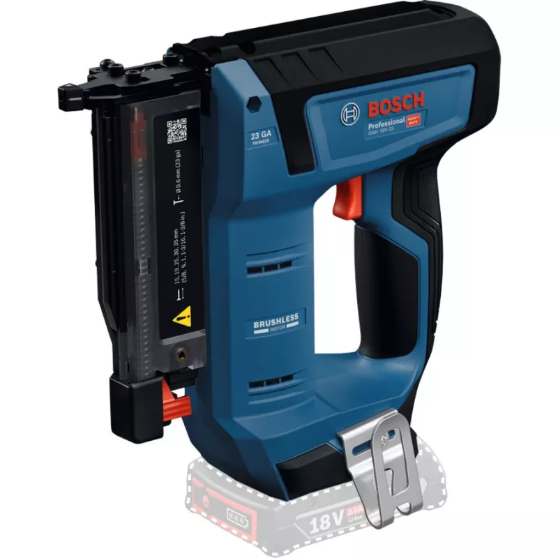 Clavadora de batería para madera GNH 18V-35 Professional solo, 18Voltios (azul/negro, sin batería ni cargador, en L-BOXX)