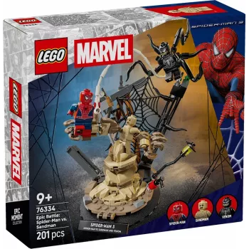 LEGO MARVEL 76334 Batalla épica: Spider-Man contra Sandman