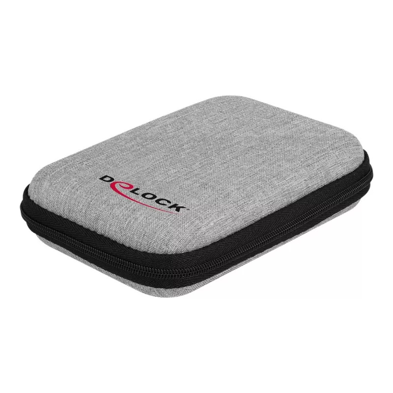 DeLOCK funda protectora para SSD de 2,5 pulgadas, carcasas externas y discos duros hasta 12 x 8 x 2 cm