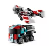 LEGO Creator 3-in-1 31146 Camión de plataforma con helicóptero