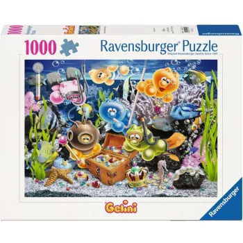 Ravensburger Puzzle 12001427 – 1000 piezas, dibujos animados, recomendado a partir de 14 años