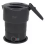 Hervidor de agua eléctrico Adler AD 1377G, capacidad 0,6 L, 600 W, gris, plástico/silicona/acero inoxidable