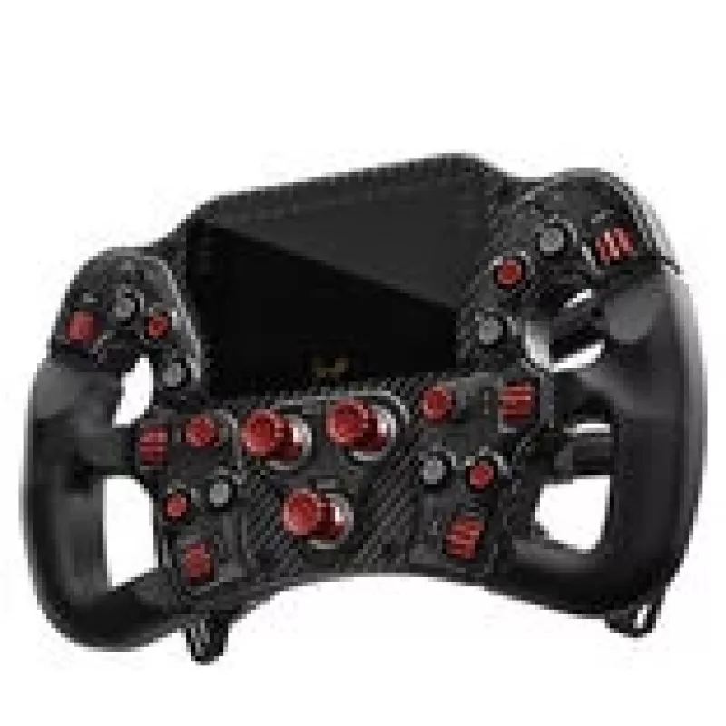 Asetek SimSports Invicta Formula volante - rojo + Forte Wheelbase (18 Nm)