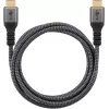 Cable HDMI Plus de alta velocidad con Ethernet, 4K @ 60Hz (gris, 15 metros)