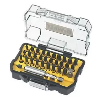 Juego de puntas de destornillador DeWalt DT70560T – 32 piezas, puntas de destornillador surtidas en maletín de almacenamiento