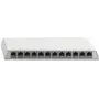 Panel de parcheo Rutenbeck PP-Cat.6A iso-12 12x RJ-45 apantallado blanco puro