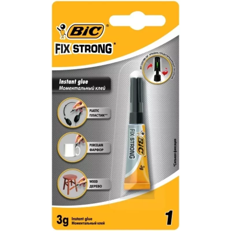 BIC GLUE FIX STRONG 3G LQD BL1 GRP2 EU, 1 ud. 9020852