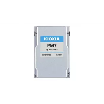 SSD 2.5 pulgadas SAS Kioxia PM7‑R 15.4 TB — BiCS FLASH TLC, 4200/4100 MB/s, 2.5 pulgadas U.2 (15 mm)