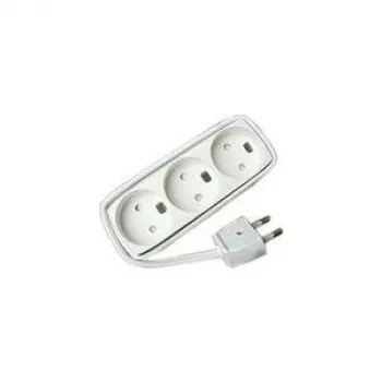 Microconnect GRUELU3H015 alargador de corriente de 1,5 m 3 tomas AC blanco