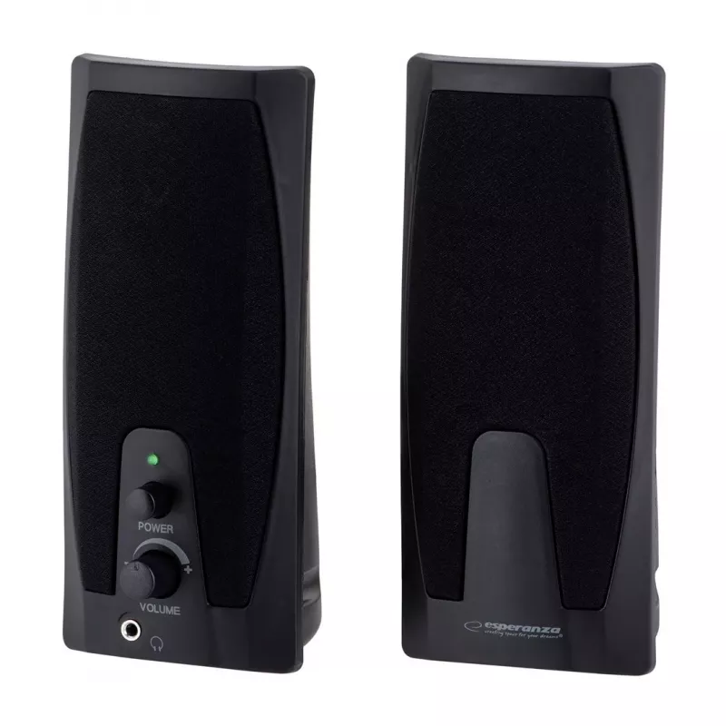 Altavoz Esperanza EP110 de 2 vías negro con cable 6 W
