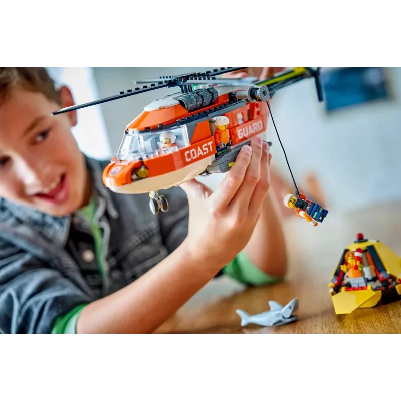 LEGO CITY 60503 Helicóptero de la Guardia Costera