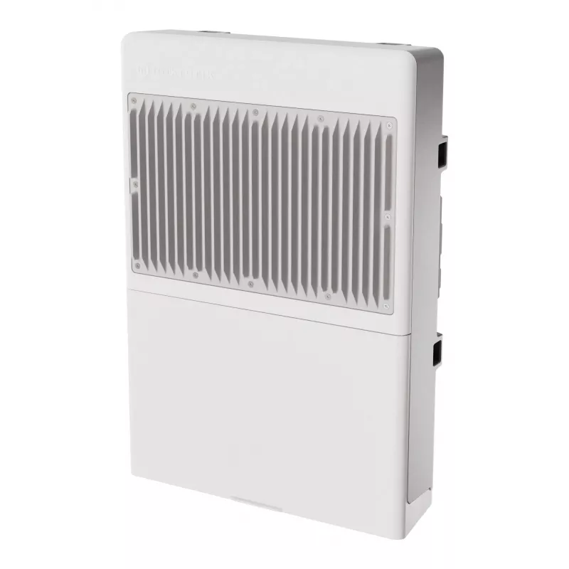Switch de red MikroTik netPower Lite 8P – 8× Gigabit Ethernet (10/100/1000), PoE (IEEE 802.3af/at), entrada 24–57V, Blanco
