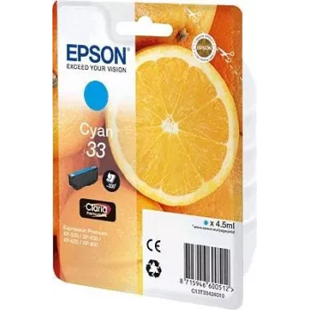 Epson Oranges C13T33424010 cartucho de tinta 1 ud. original cian