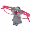 WEDO elefante soporte para gafas, poliresina, gris, 5,0 x 6,1 x 9,3 cm
