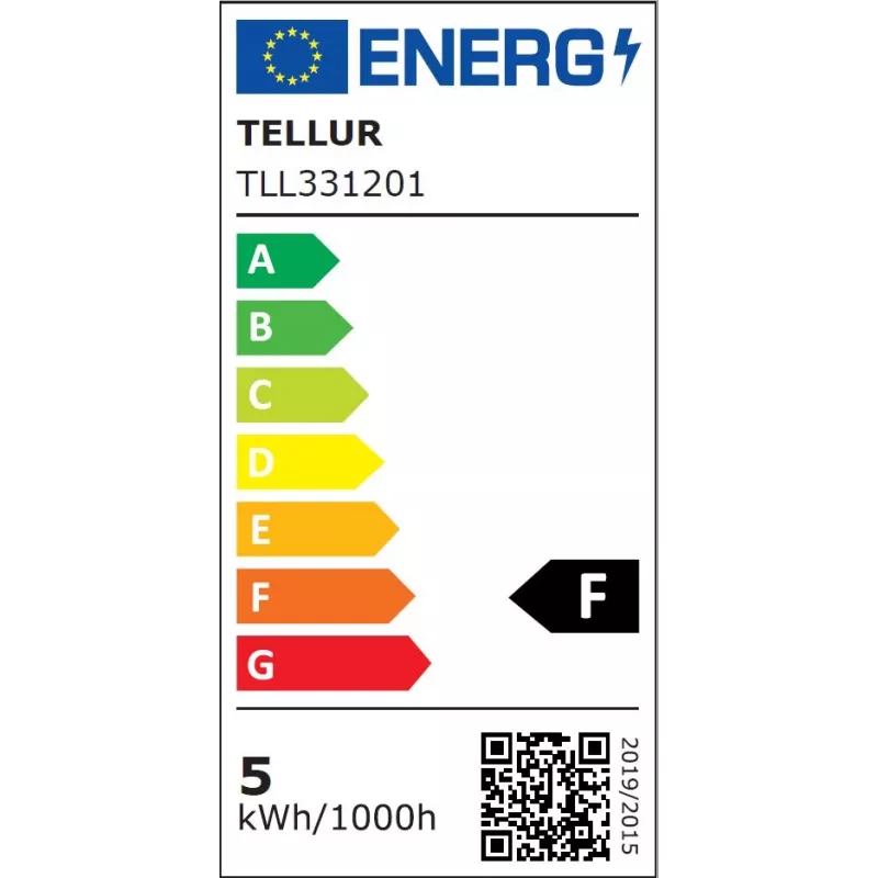 Bombilla inteligente LED Tellur GU10 5W RGB regulable – casquillo GU10, 5 W, RGB, control inteligente