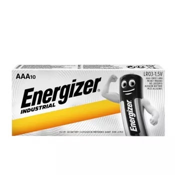 Pilas alcalinas Energizer Industrial AA - 6 packs de 10 + 6 packs de 10 gratis